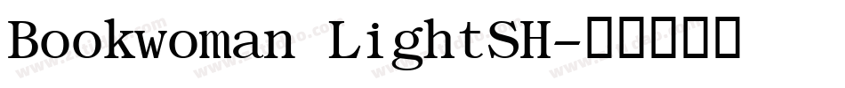 Bookwoman LightSH字体转换